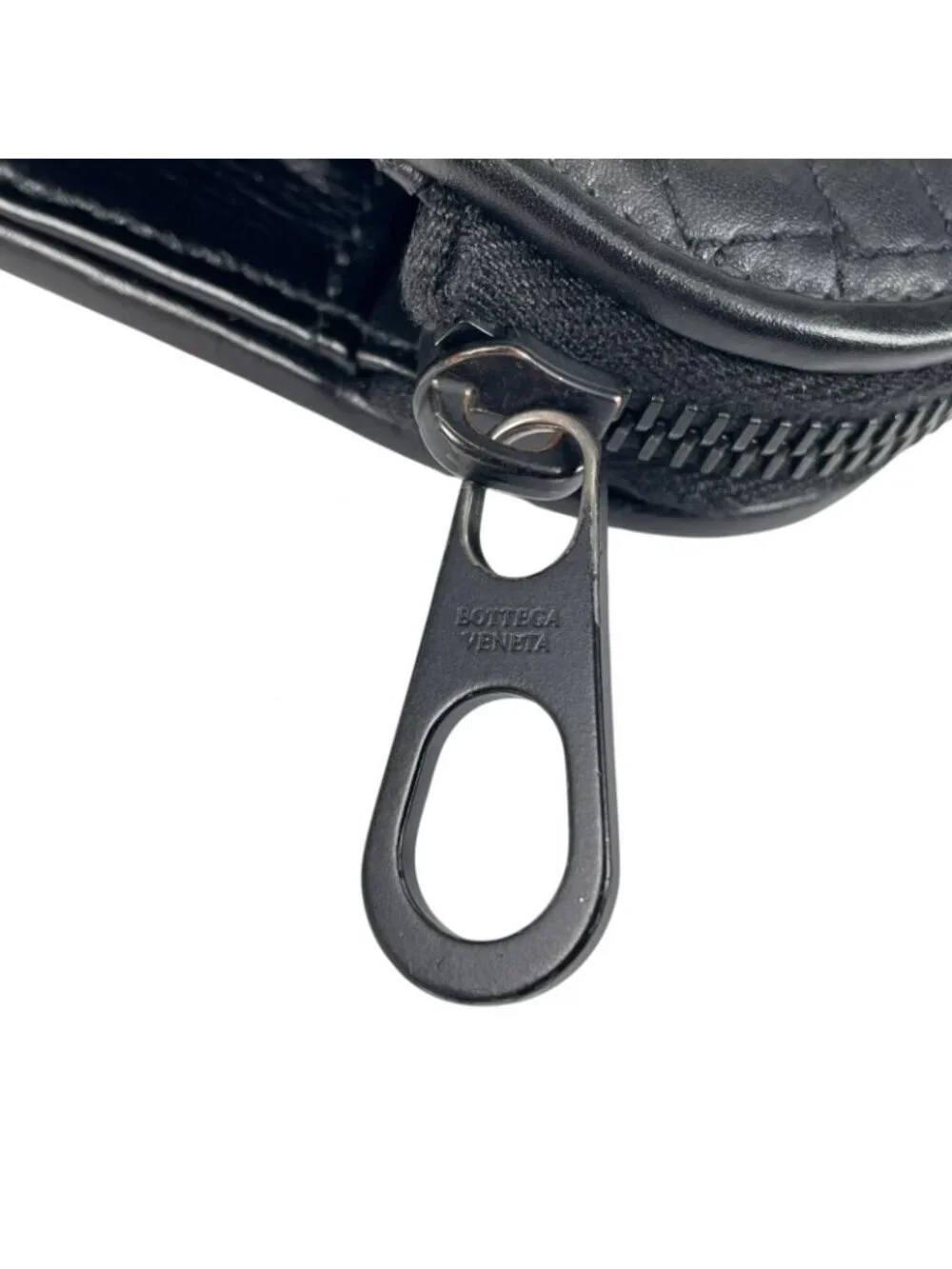 Bottega Veneta Intrecciato Clutch Leather Black
